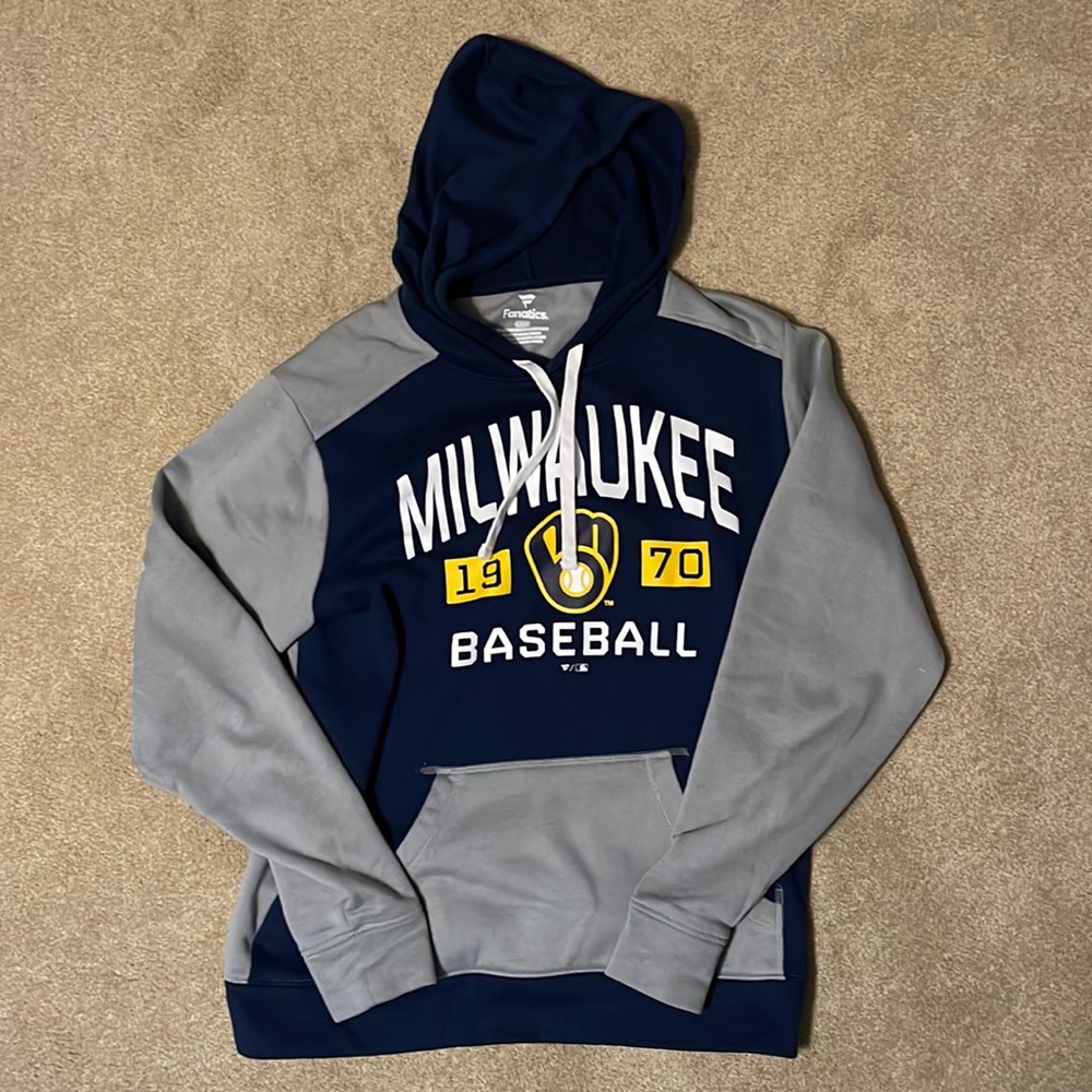 Milwaukee Brewers baseball hoodie.